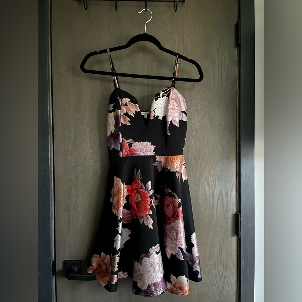 Black Floral Dress